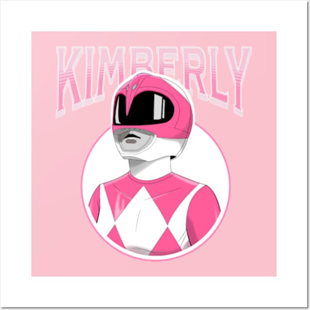 Pink Power Ranger Wall Art by Cun-Tees!